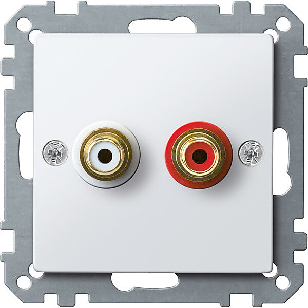 Merten Steckdose pws/gl für Audio Anschluss MEG4350-0319